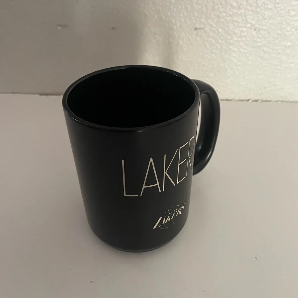 Los Angeles LAKERS Official NBA Ceramic Coffee Mug Cup 12oz Satin Black